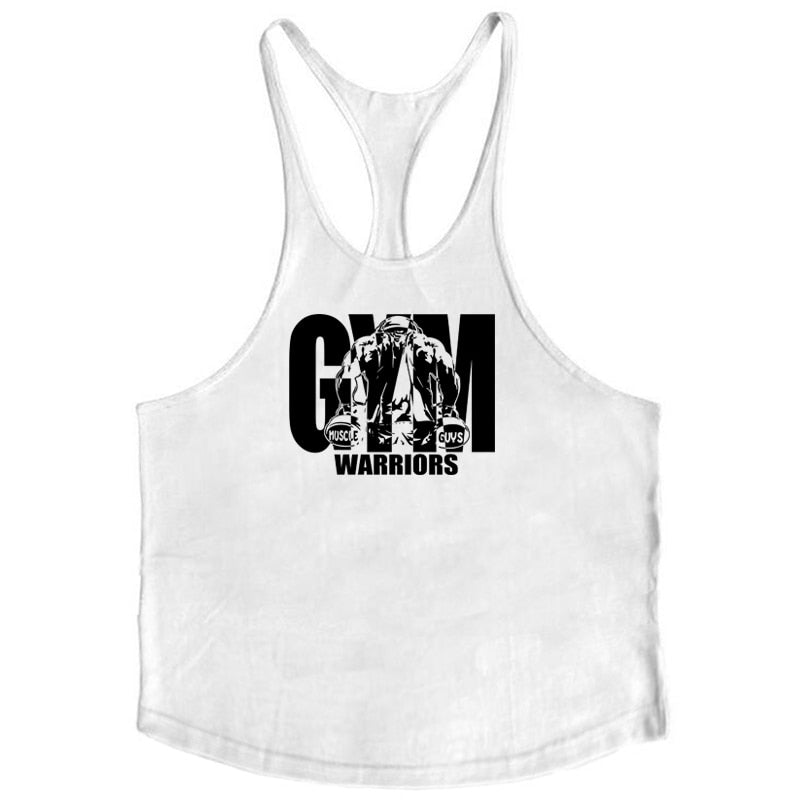 Muscleguys Gym Clothing Mens Bodybuilding Hooded Tank Top Cotton Sleeveless Vest Sweatshirt Fitness Workout Sportswear Tops Male