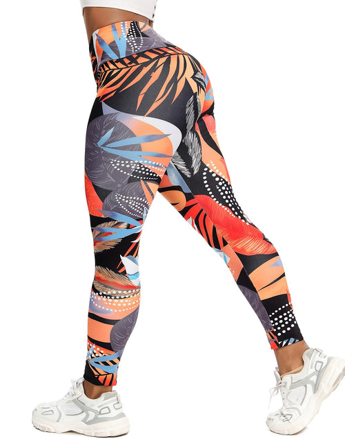 Load image into Gallery viewer, Printing Leggings Fitness Yoga Pants Women High Waist Push Up Hip  Workout Elastic Tights Running Activewear Gym Sports Pants
