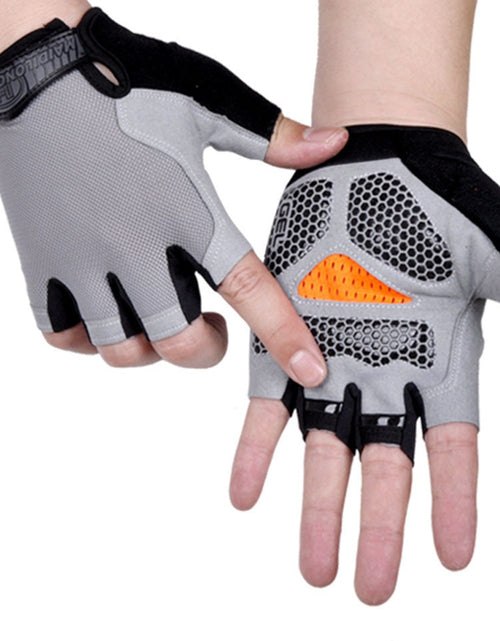 Load image into Gallery viewer, HOT Cycling Anti-slip Anti-sweat Men Women Half Finger Gloves Breathable Anti-shock Sports Gloves Bike Bicycle Glove
