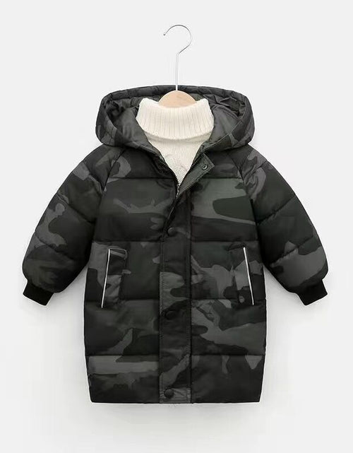 Load image into Gallery viewer, Autumn Winter New Children Down  Jacket Boys Girls Fashion Thick Warm Jacket Baby Hooded Warm Outwear Kids Cotton Coat 2-7 Year
