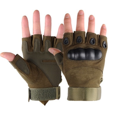 Gym Tactical Fitness Gloves Protective Shell Army Mittens Antiskid Workout Gloves Military Tactical Gloves For Men Women