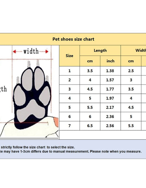 Load image into Gallery viewer, 4pcs/set Waterproof Winter Pet Dog Shoes Anti-slip Rain Snow Boots Footwear Thick Warm For Small Cats Puppy Dogs Socks Booties
