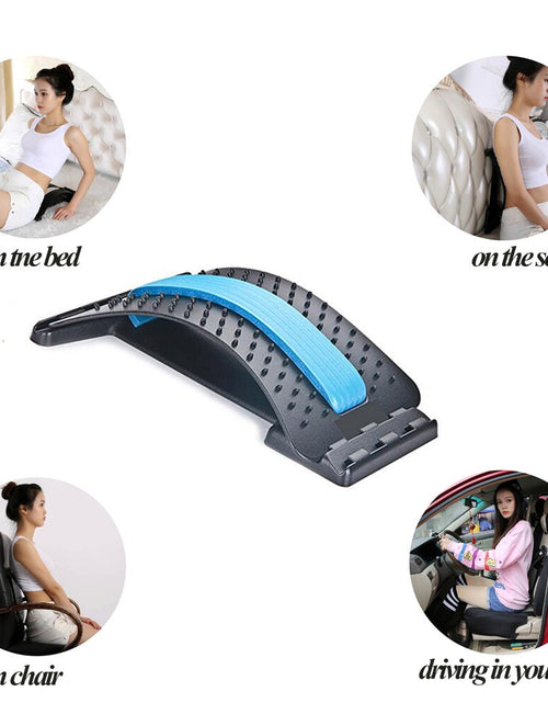 Load image into Gallery viewer, Stretch Equipment Back Massager Stretcher Fitness Lumbar Support Relaxation Mate Spinal Pain Relieve Chiropractor Messager
