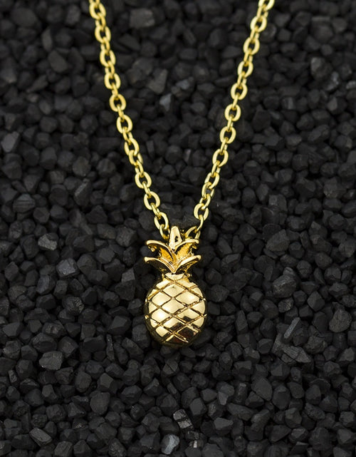 Load image into Gallery viewer, Mini Pineapple Charm Necklace Women Men Fashion Jewelry Summer Fruit Dainty   Ananas Collier Femme 2020
