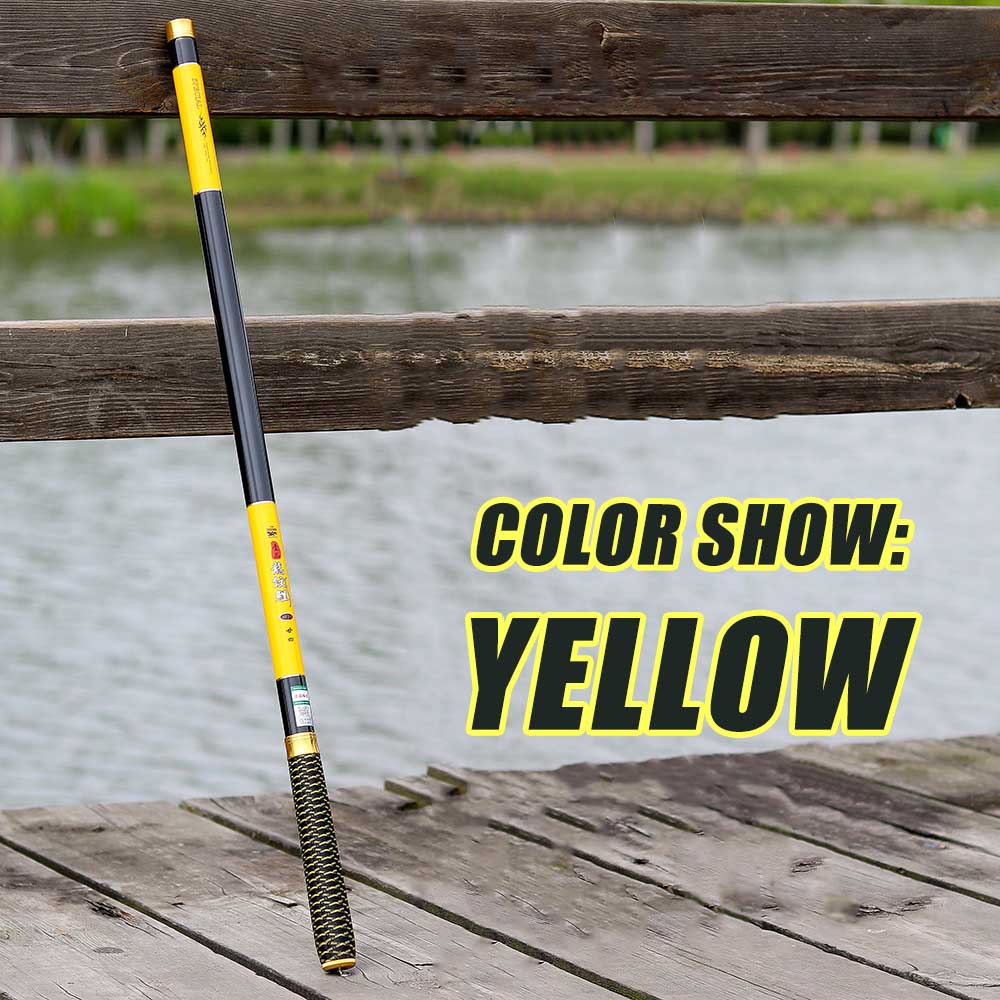 For Carp Fishing Rod Feeder Hard FRP Carbon Fiber Portable Durable Ultra Light Telescopic Travel Pole 2.7/3.6/4.5/5.4/6.3/7.2M