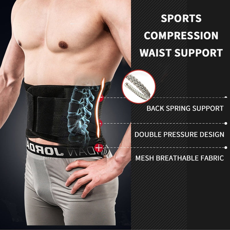 Waist Support Belt Back Waist Trainer Trimmer Belt Gym Waist Protector Weight Lifting Sports Body Shaper Corset Faja Sweat