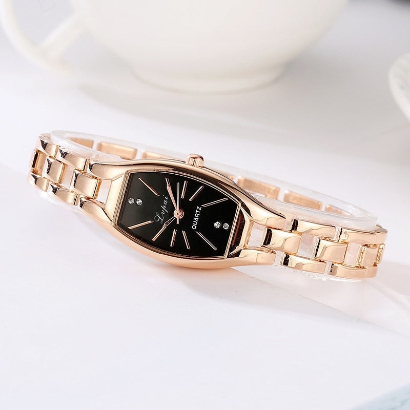 Women Square Quartz Watch Elegant Ladies Electronic Digtal Woman Watch Concise Head Diamond Geometry Women Watches