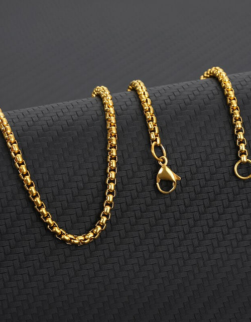 Load image into Gallery viewer, Gold  Color Chain Necklace for Women Stainless Steel Link Choker Necklace Aesthetic Jewerly Collares Mujer Wholesale
