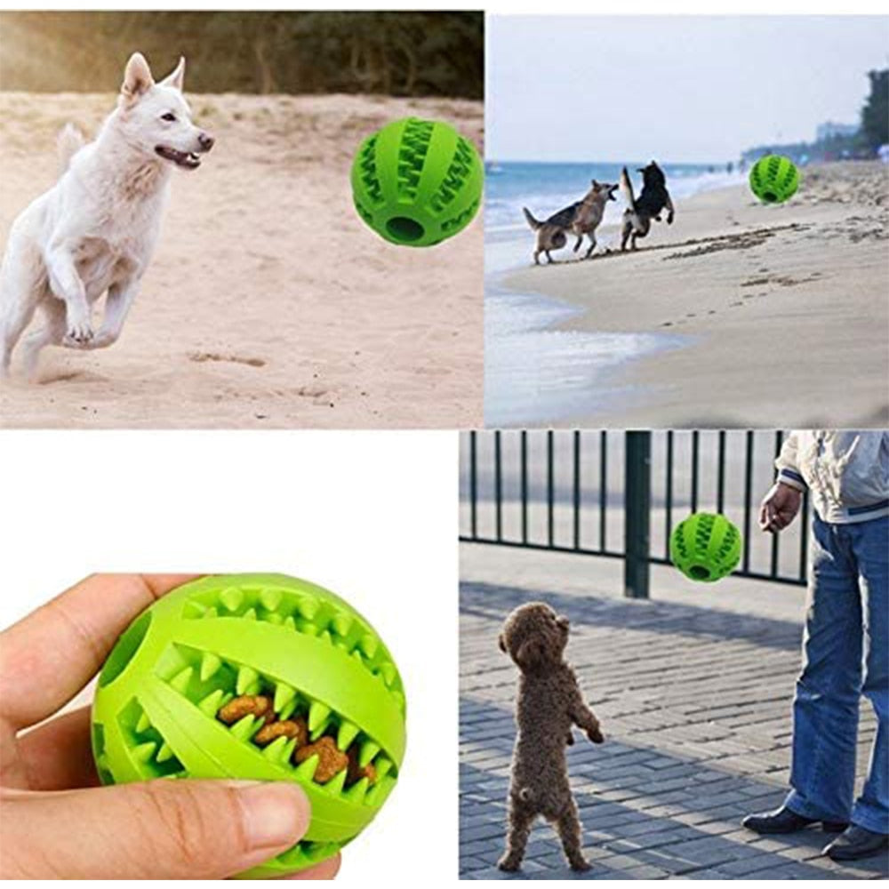 Toys for Dogs Rubber Dog Ball for Puppy Funny Dog Toys for Pet Puppies Large Dogs Tooth Cleaning Snack Ball Toy for Pet Products