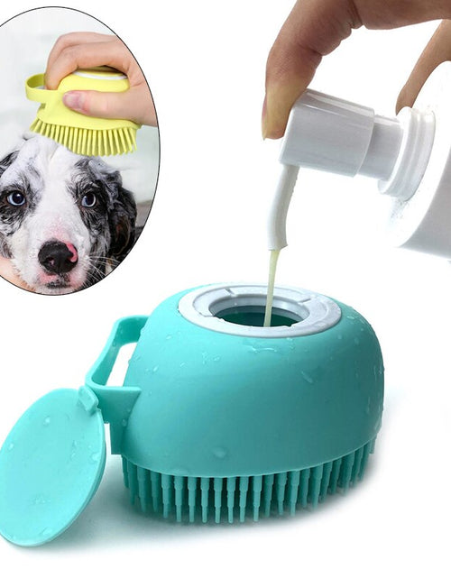 Load image into Gallery viewer, Pet Dog Massage Shampoo Bathroom Cat Bath Massage Brush Silicone Pet Accessories For Dogs Bathing Tools Dog Shower Brush
