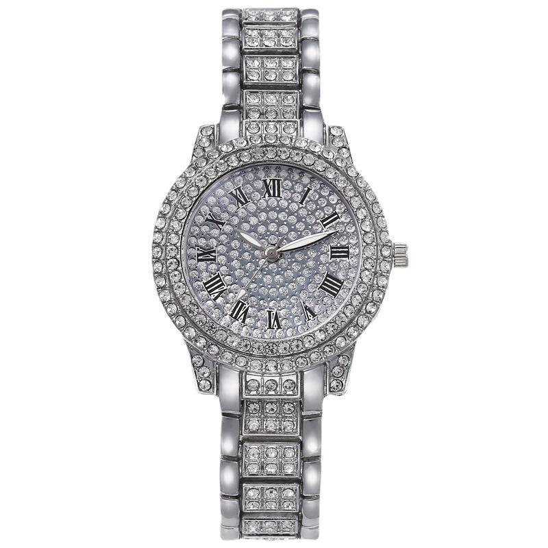 Hot Fashion Women Luxury Diamond Watches Bracelet Ladies Quartz Watch Rose Gold Womens Wristwatch Shiny Crystal Reloj Mujer