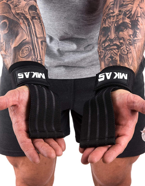 Load image into Gallery viewer, Power Lifting Straps WeightLifting Gym Gloves Deadlift Wrist Straps Hand Palm Assist Gear For Pull Up Bar Barbell Dumbbell Train
