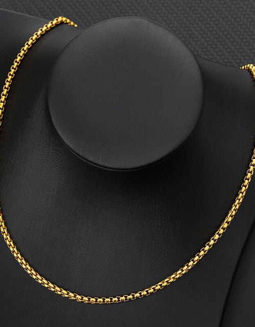 Load image into Gallery viewer, Gold  Color Chain Necklace for Women Stainless Steel Link Choker Necklace Aesthetic Jewerly Collares Mujer Wholesale
