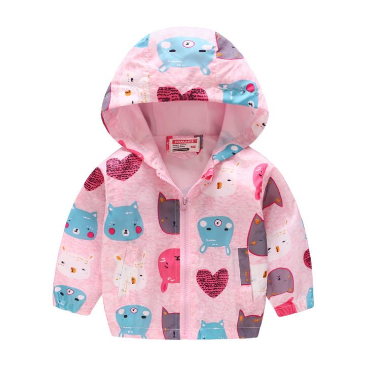 Autumn Winter New Children Down  Jacket Boys Girls Fashion Thick Warm Jacket Baby Hooded Warm Outwear Kids Cotton Coat 2-7 Year