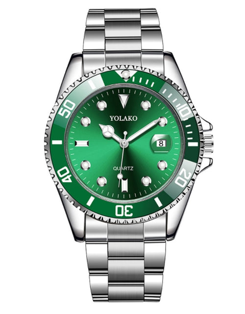 Load image into Gallery viewer, Men Watch New Luxury Business Watch Men Waterproof Date Green Dial Watches Fashion Male Clock Wrist Watch Relogio Masculino
