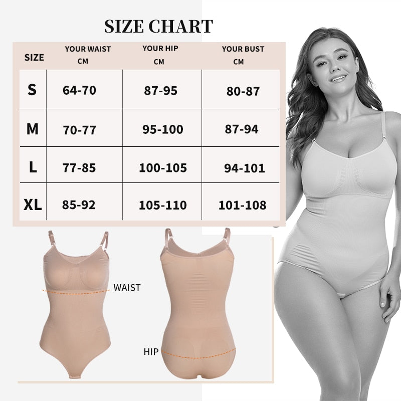 Women’s Full body Shaper Sealess Firm Tummy Control Shapewear Slimming Underwear Top Slim Bodysuit Waist Trainer Corset