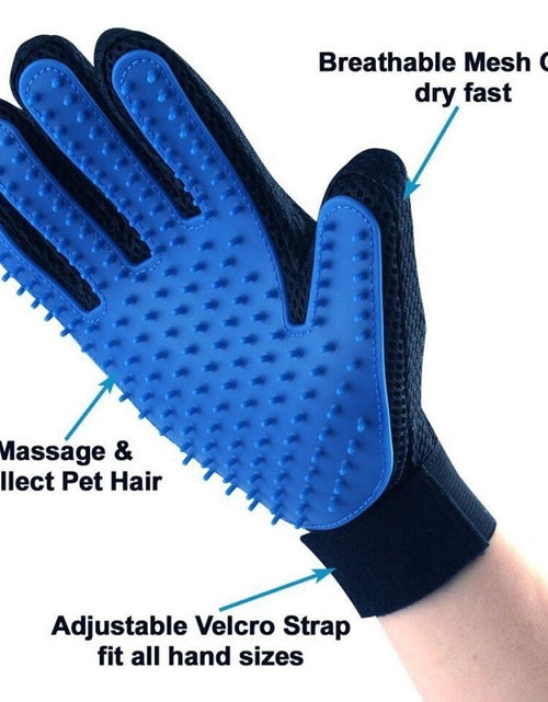 Load image into Gallery viewer, Cat gloves Pet Dog brush Cat Self Grooming shedding Glove Dog Bath Cat cleaning Supplies Pet Glove Dog Accessories
