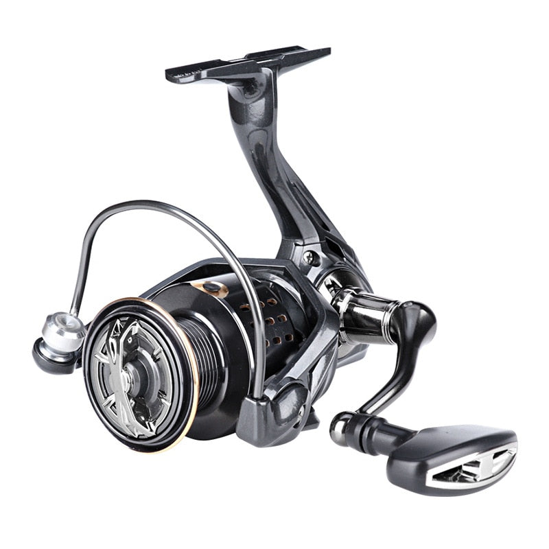 Fishing Reel DA 2000-7000 Series 3+1 BB Metal Spinning Wheel Max drag 15kg Outdoor Lure Throwing