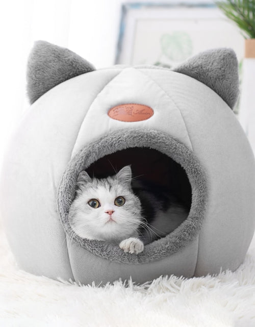 Load image into Gallery viewer, New Deep Sleep Comfort In Winter Cat Bed Iittle Mat Basket Small Dog House Products Pets Tent Cozy Cave Nest Indoor Cama Gato
