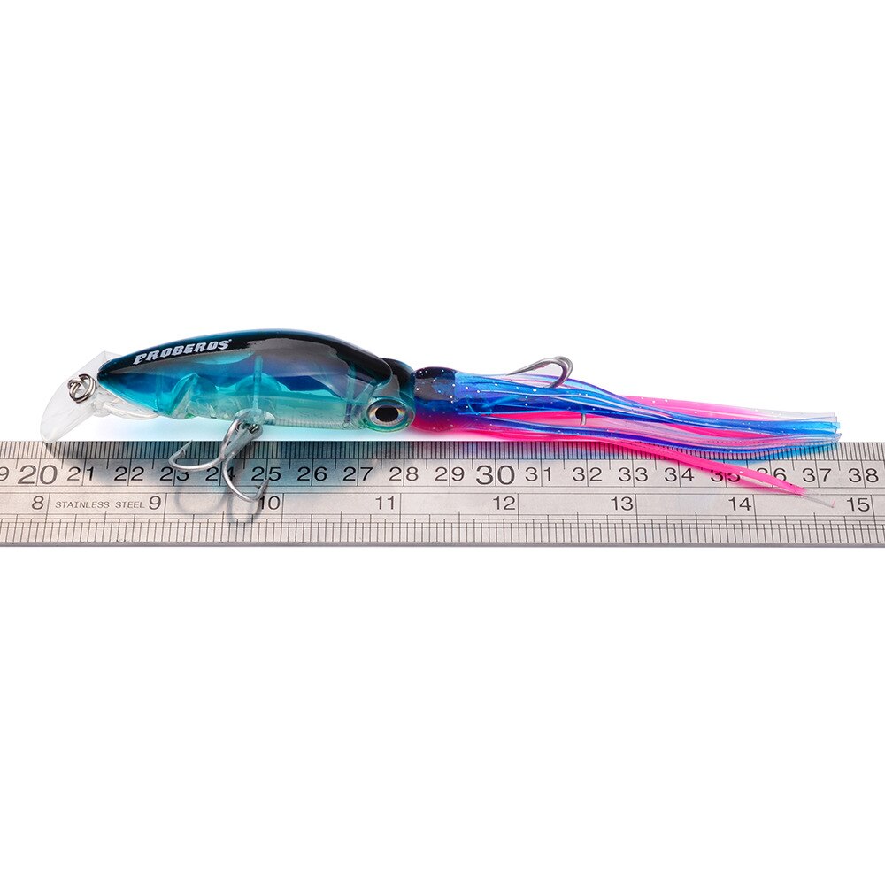 1pcs Hard Fishing Lure Fish Bait 18g 10cm Squid High Carbon Steel Hook Octopus Crank For Artificial Tuna Sea Allure Tool