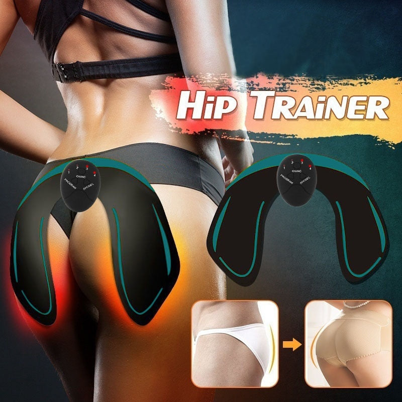 Hip Trainer Smart Vibrating Exercise Stimulate Machine Fitness Equipment 6 Modes Body Slim Shaper Workout Hips Firming Trainer