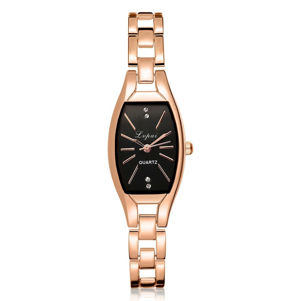 Women Square Quartz Watch Elegant Ladies Electronic Digtal Woman Watch Concise Head Diamond Geometry Women Watches