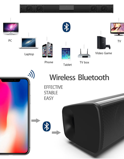 Load image into Gallery viewer, Home Theater Sound System Bluetooth Speaker Computer Speakers For TV Soundbar Box Subwoofer Radio Music Center Boom Box Column
