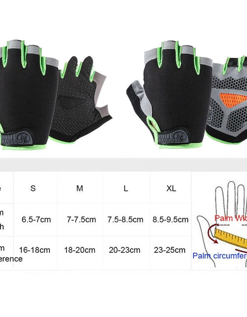 Load image into Gallery viewer, HOT Cycling Anti-slip Anti-sweat Men Women Half Finger Gloves Breathable Anti-shock Sports Gloves Bike Bicycle Glove
