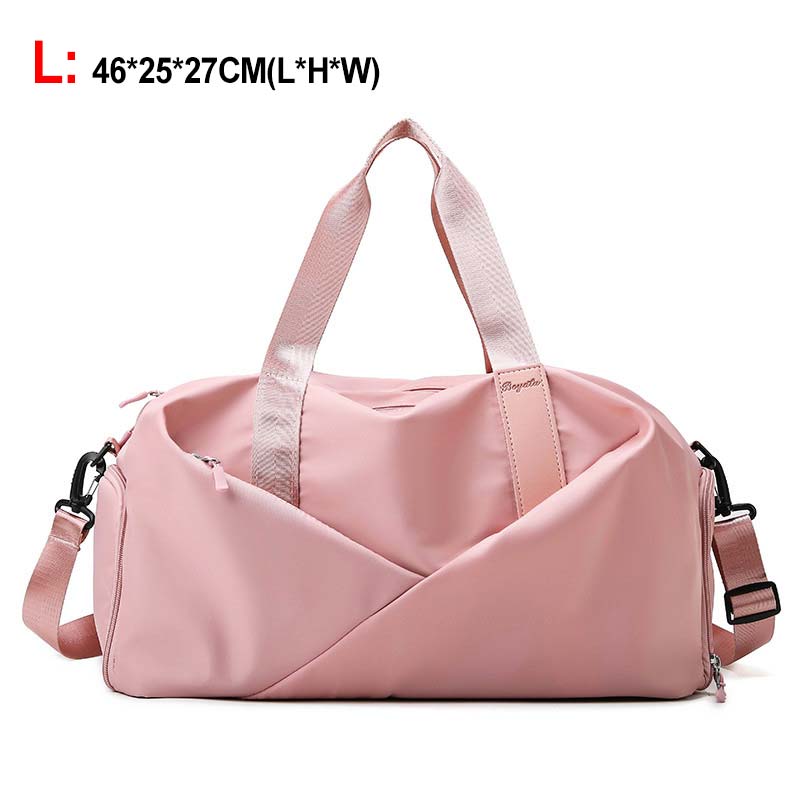 Women Sports Gym Bag Travel Dry Wet Bag Handbag Multifunction Swimming Shoulder Messenger Weekend Fitness Training Bag X393+A