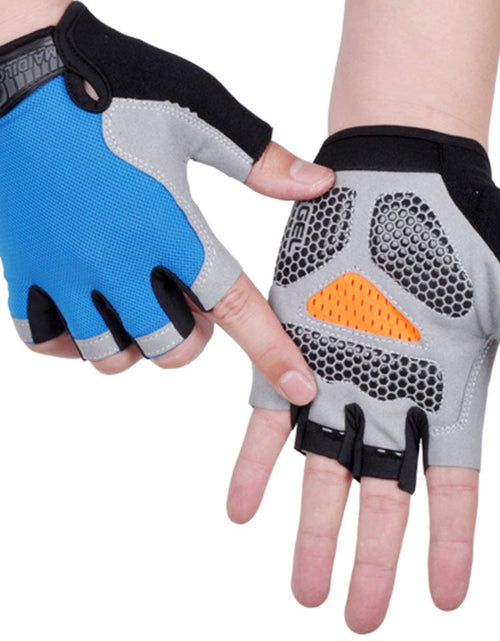 Load image into Gallery viewer, HOT Cycling Anti-slip Anti-sweat Men Women Half Finger Gloves Breathable Anti-shock Sports Gloves Bike Bicycle Glove
