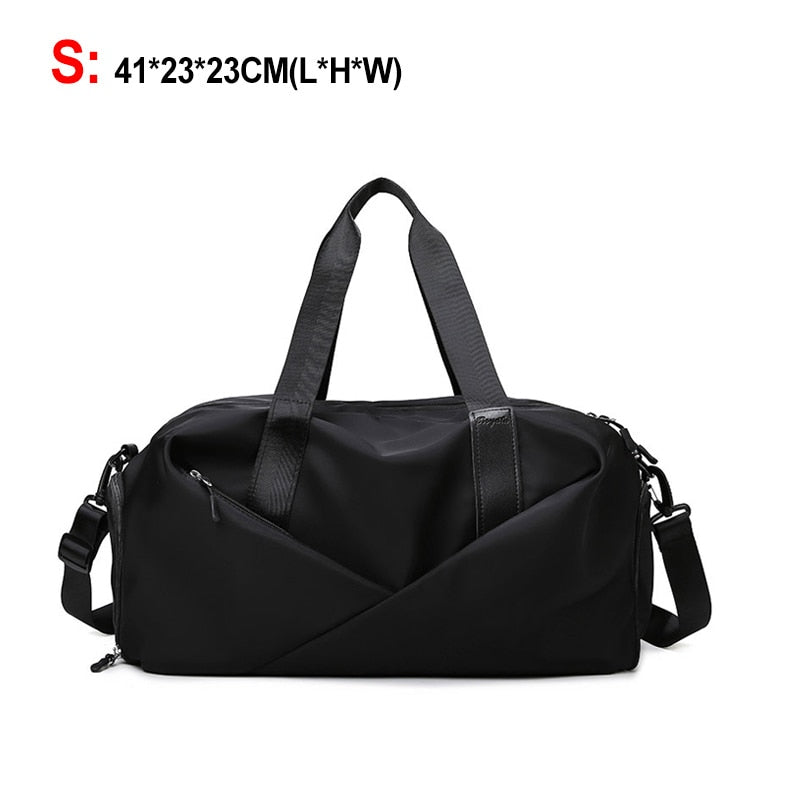 Women Sports Gym Bag Travel Dry Wet Bag Handbag Multifunction Swimming Shoulder Messenger Weekend Fitness Training Bag X393+A