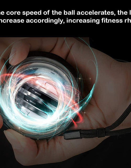 Load image into Gallery viewer, Power Wrist Ball Self Start Gyroscopic Powerball Gyro Ball With Counter Arm Hand Muscle Trainer Fitness Exercise Equipment
