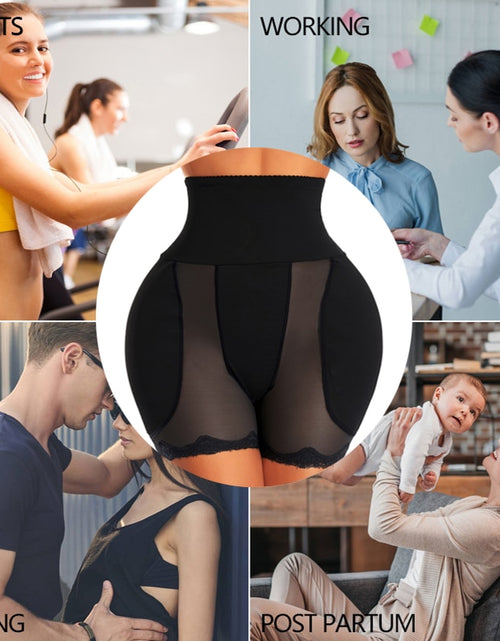 Load image into Gallery viewer, Shapewear Padded Hip Butt Lifter Panties High Waist Trainer for Women Tummy Control Body Shaper Hip Enhancer Thigh Slim
