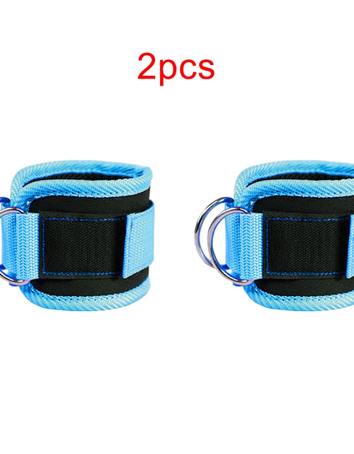 Load image into Gallery viewer, 1Pair Fitness Ankle Straps Leg Exercises Adjustable D-Ring Ankle Cuffs Gym Workouts Glutes Legs Strength Sports Feet Guard
