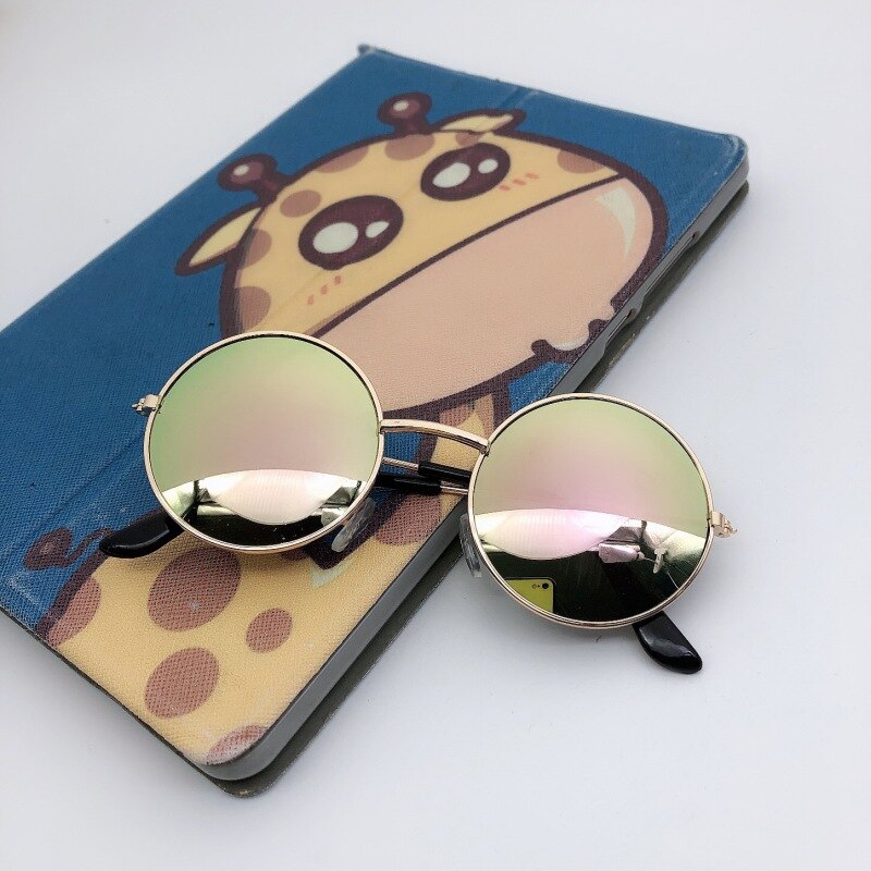 Hot Round Sunglasses Kids Metal Frame Glasses Anti-UV Sun Glasses For Boys Girls Eyewear Children oculos UV400 gift