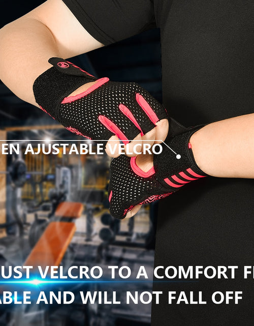 Load image into Gallery viewer, Gym Gloves Full Palm Protect Beathable Fitness Training Workout Gloves Anti-slip Weight Lifting Gloves Multi-Sport Glove
