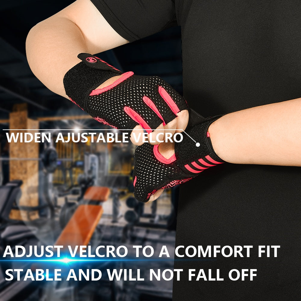 Gym Gloves Full Palm Protect Beathable Fitness Training Workout Gloves Anti-slip Weight Lifting Gloves Multi-Sport Glove