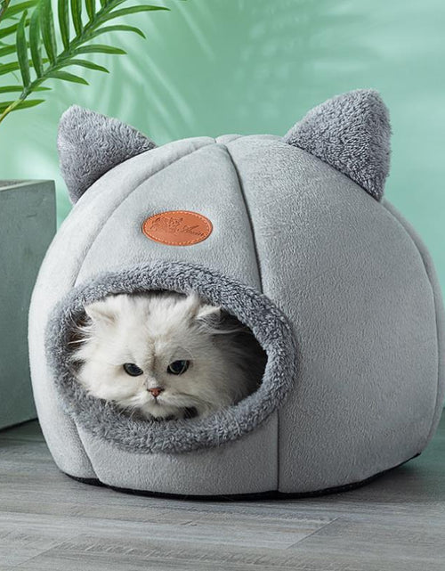 Load image into Gallery viewer, New Deep Sleep Comfort In Winter Cat Bed Iittle Mat Basket Small Dog House Products Pets Tent Cozy Cave Nest Indoor Cama Gato
