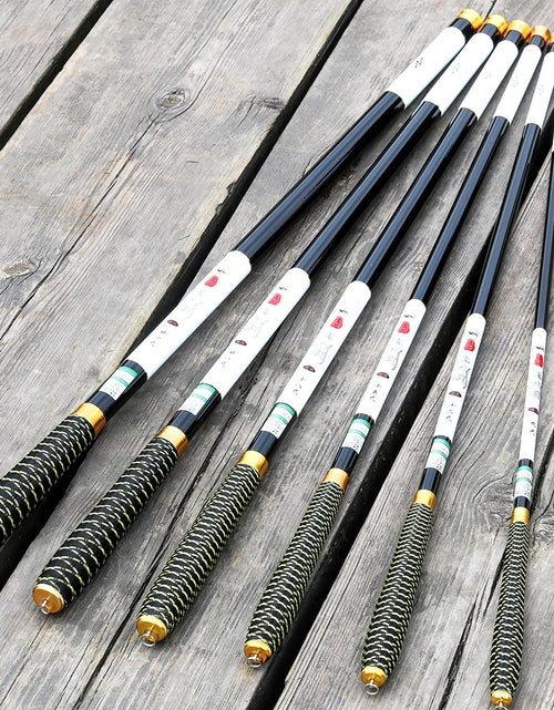 Load image into Gallery viewer, For Carp Fishing Rod Feeder Hard FRP Carbon Fiber Portable Durable Ultra Light Telescopic Travel Pole 2.7/3.6/4.5/5.4/6.3/7.2M
