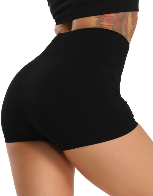 Load image into Gallery viewer, Summer Yoga Shorts Women Fitness High Waist Seamless Hip-up Workout Tight Elastic Sports Shorts Push Up Running Gym Clothes
