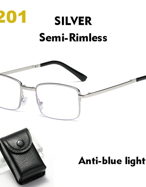 Load image into Gallery viewer, Folding Glasses for Elderly Anti Blue Light Reading Glasses Men Progressive Multifocal Reading Glasses Women Presbyopia
