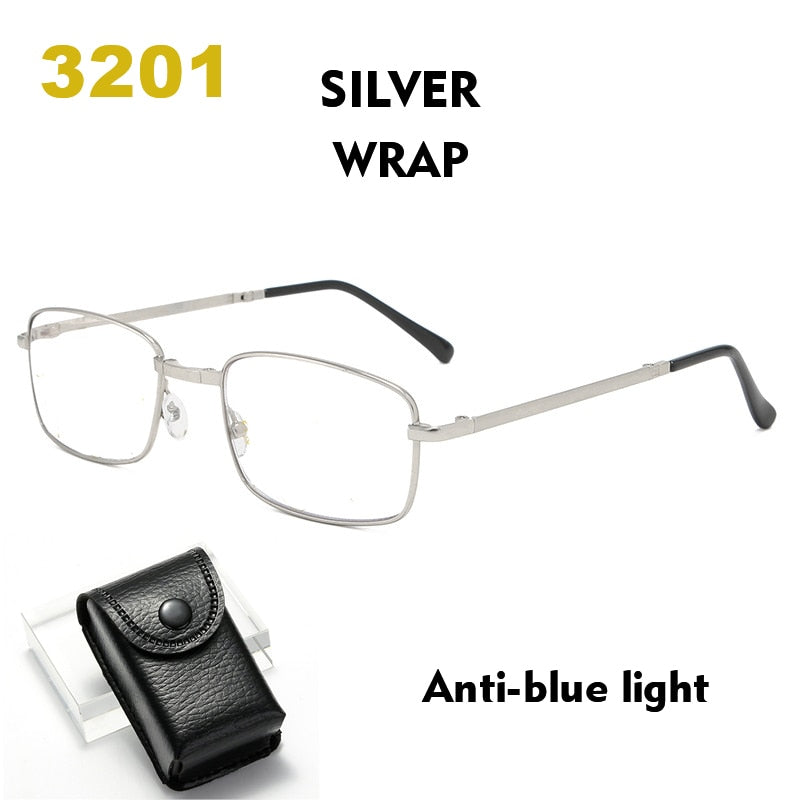 Folding Glasses for Elderly Anti Blue Light Reading Glasses Men Progressive Multifocal Reading Glasses Women Presbyopia