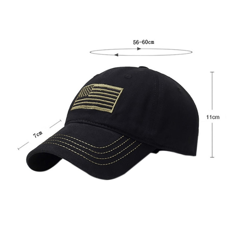 Flag Embroidery Hat Thin Blue Line Flag Tactical Hats men army cap Outdoor Sport Cycling Running hiking Hats