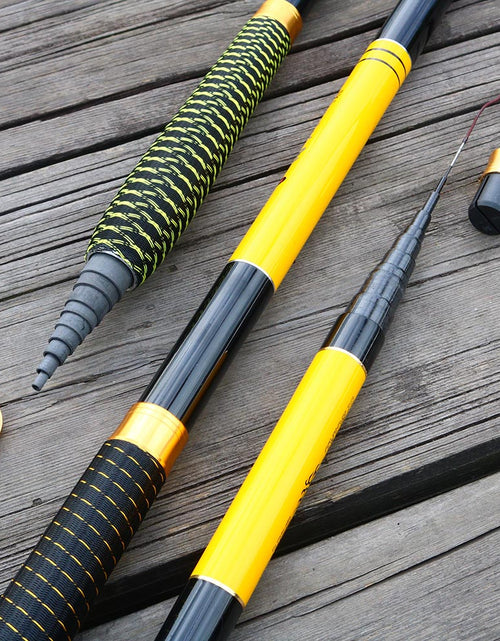 Load image into Gallery viewer, For Carp Fishing Rod Feeder Hard FRP Carbon Fiber Portable Durable Ultra Light Telescopic Travel Pole 2.7/3.6/4.5/5.4/6.3/7.2M
