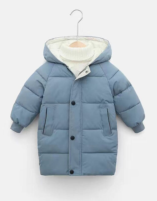 Load image into Gallery viewer, Autumn Winter New Children Down  Jacket Boys Girls Fashion Thick Warm Jacket Baby Hooded Warm Outwear Kids Cotton Coat 2-7 Year
