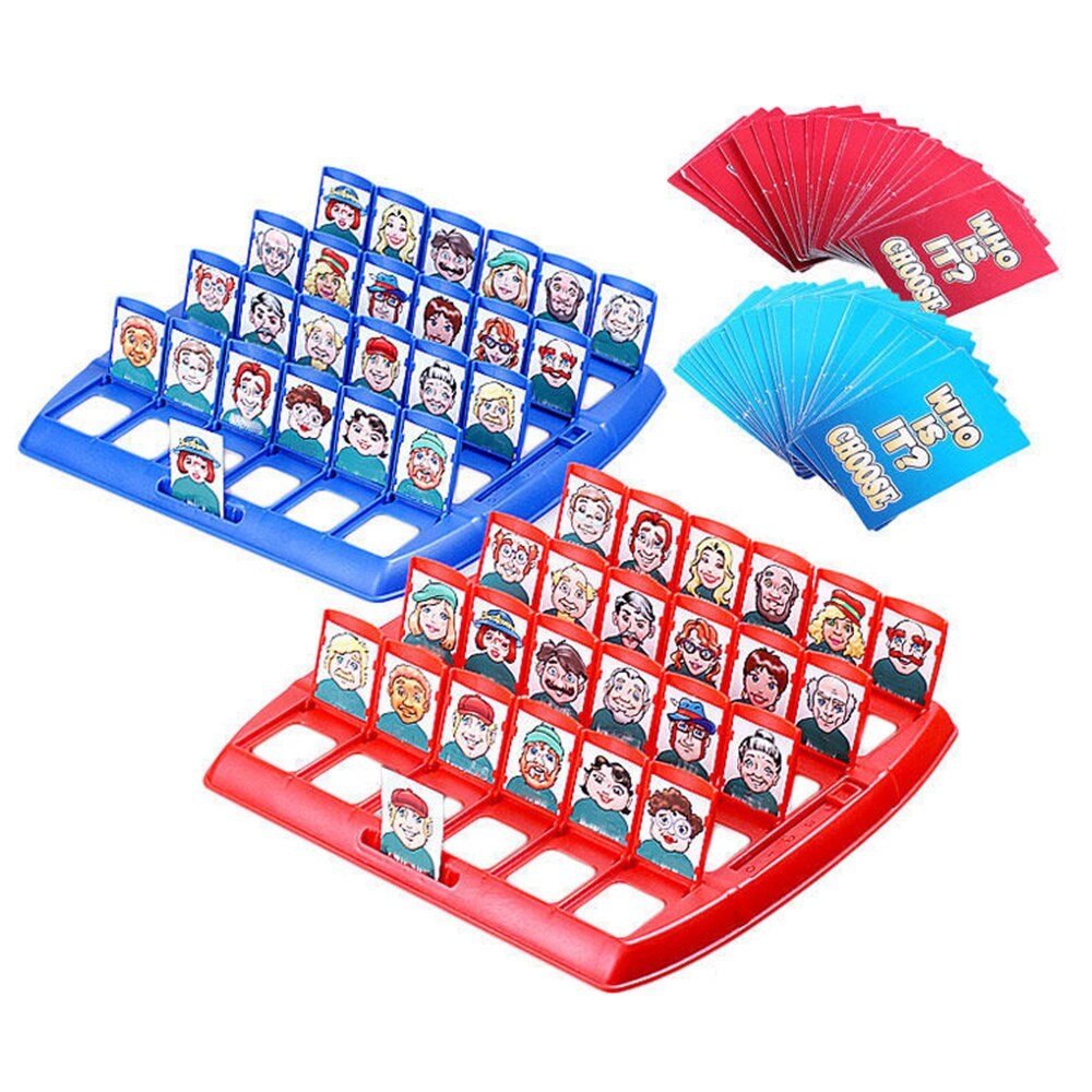 Family Guessing Games Who Is It Classic Board Game Toys Memory Training Parent Child Leisure Time Party Indoor Games Props Xmas