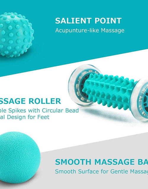 Load image into Gallery viewer, Foot Massager Massage Roller Balls Kit Yoga Sport Fitness Ball For Hand Leg Back Pain Therapy Deep Tissue Trigger Point Recovery
