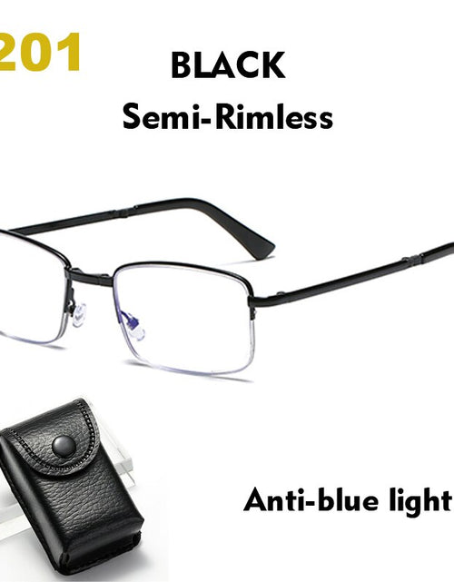 Load image into Gallery viewer, Folding Glasses for Elderly Anti Blue Light Reading Glasses Men Progressive Multifocal Reading Glasses Women Presbyopia
