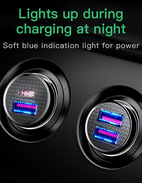 Load image into Gallery viewer, 30W USB Car Charger Quick Charge 4.0 3.0 FCP SCP USB PD For Xiaomi iPhone 12 13 14 Pro Fast Charging Car Phone Charger
