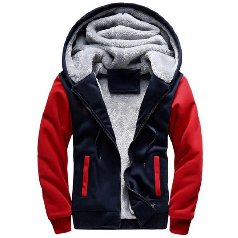 NEW Men Hoodies  Autumn Fashion Tracksuit Sweatshirt Men&#39;s Winter Collar Cap Long Sleeves zipper Hoody Sports Sweatshirts M-5XL